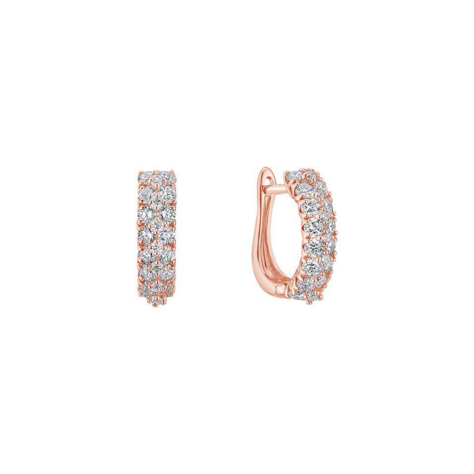 Náušnice s diamantmi Lukius