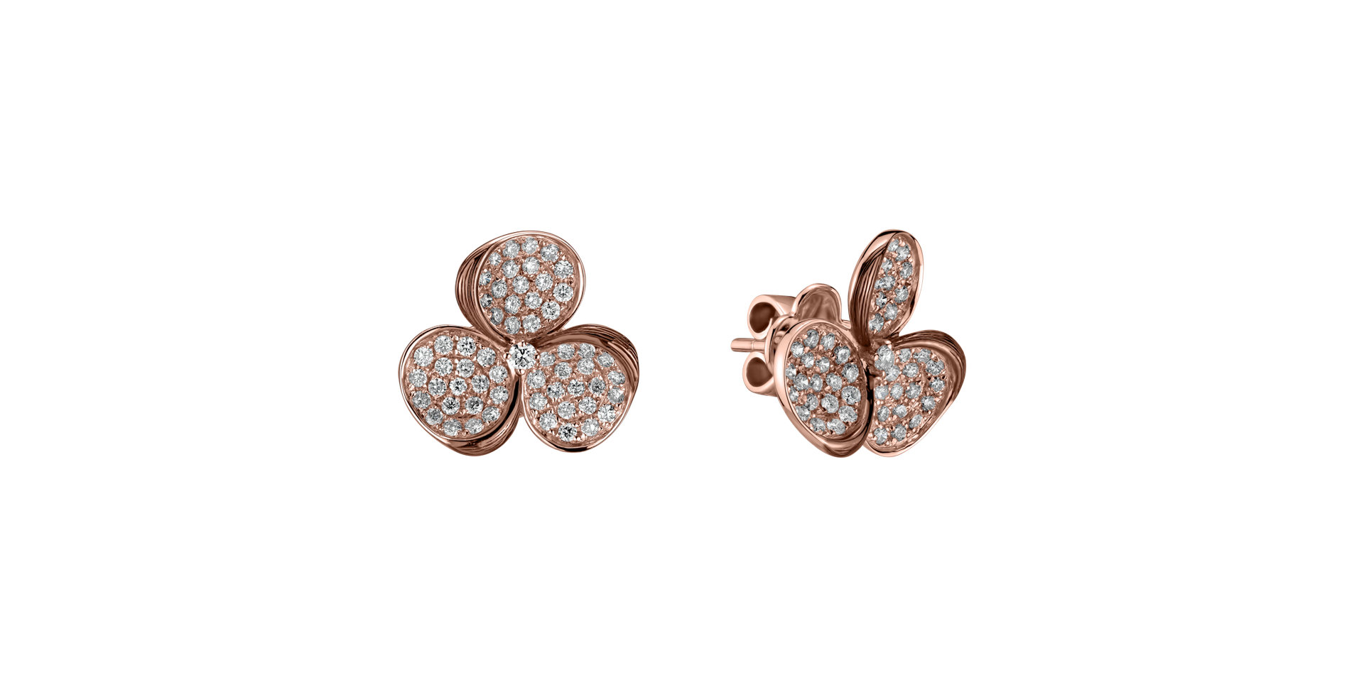 Náušnice s diamantmi Alex