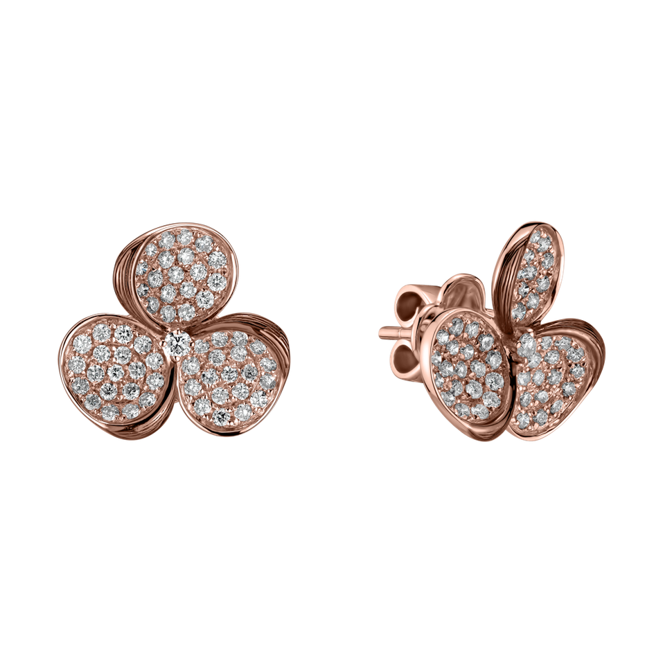 Náušnice s diamantmi Alex