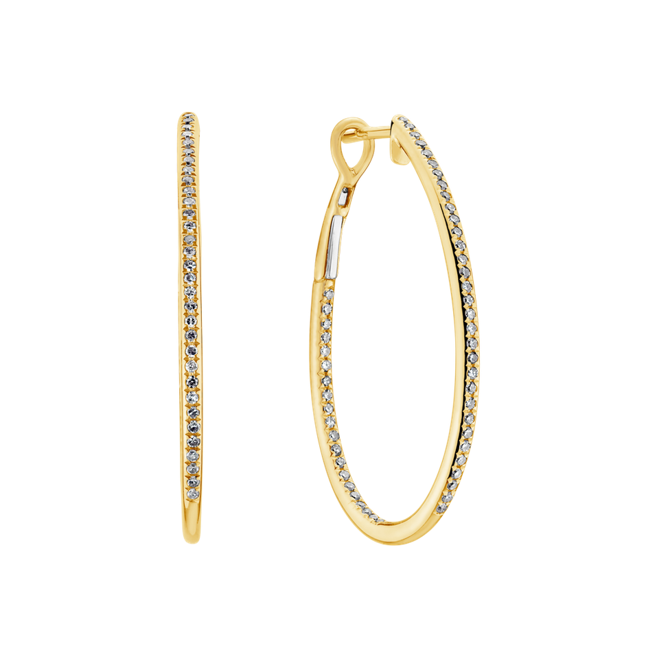 Náušnice s diamantmi Elysium Edge