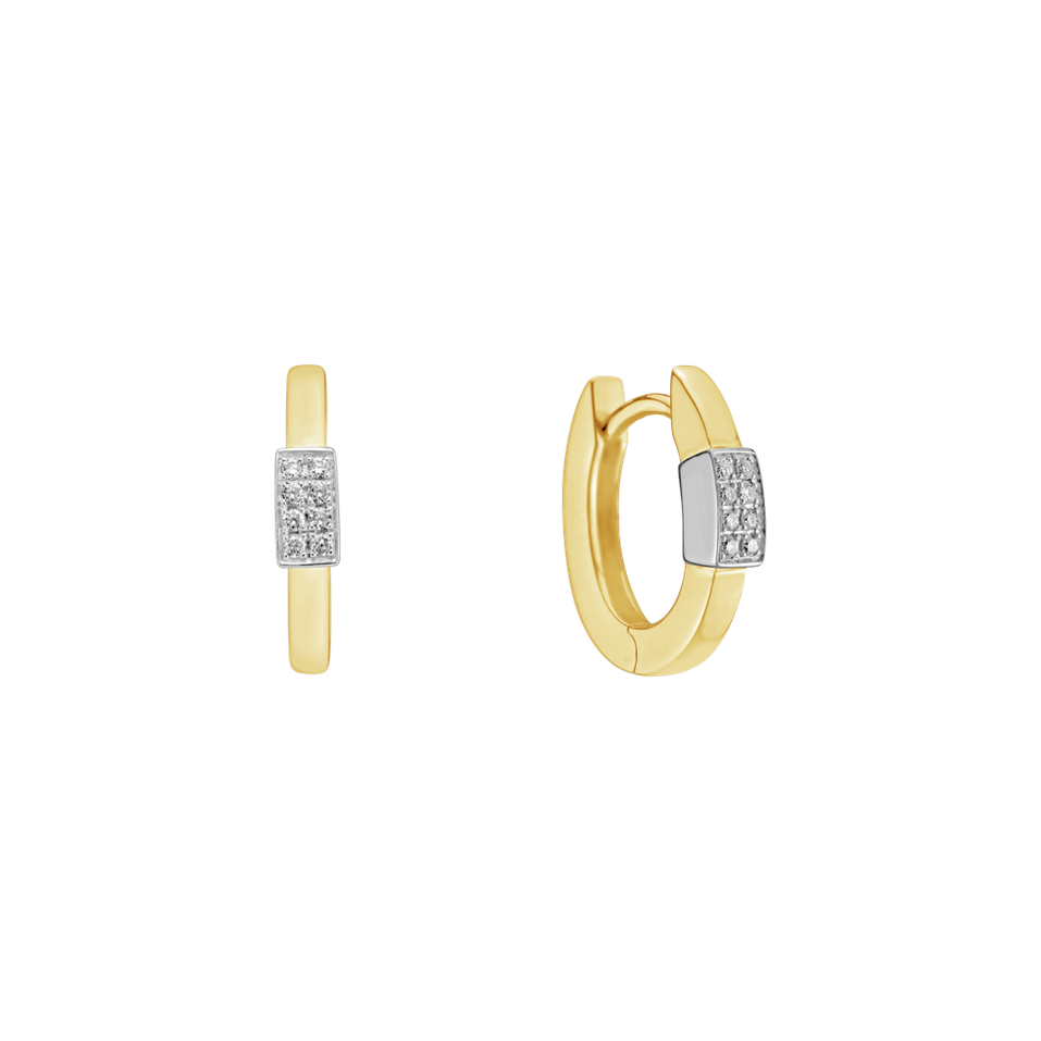 Náušnice s diamantmi Albie