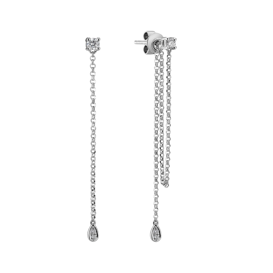 Náušnice s diamantmi Splendid Spectrum