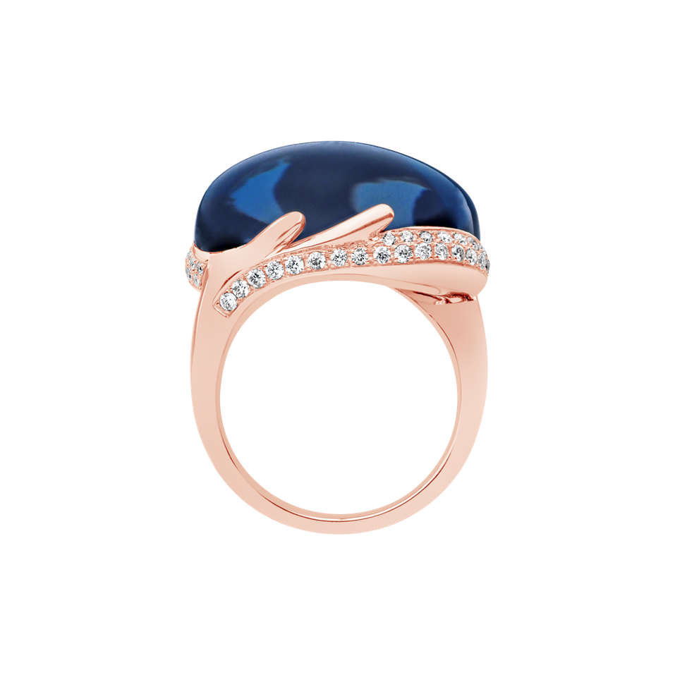 Prsteň s topásom a diamantmi Gem Miracle