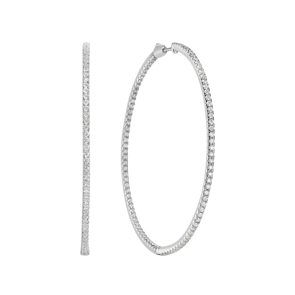 Náušnice s diamantmi Delightful Galaxy