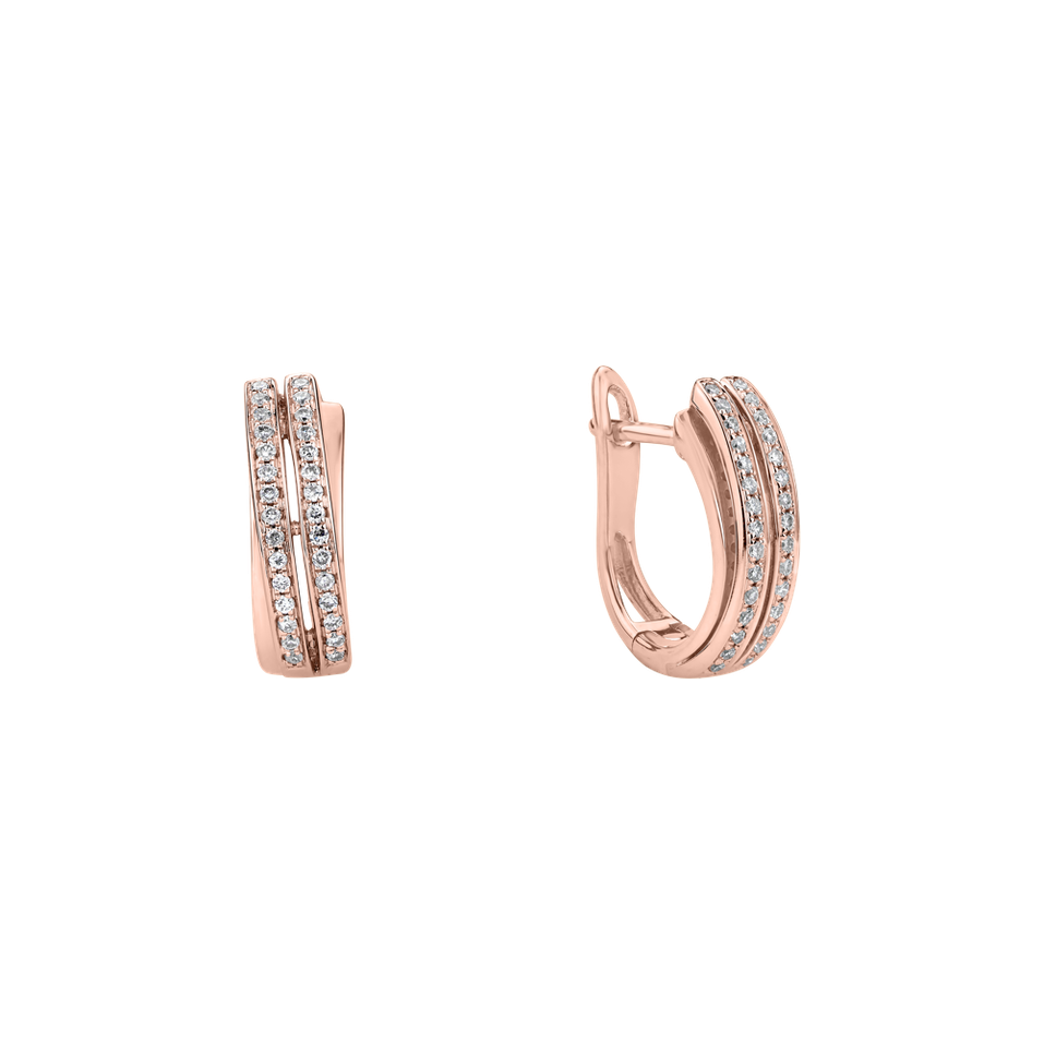 Náušnice s diamantmi Precious Sunray