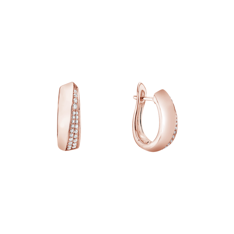 Náušnice s diamantmi Flash of Light