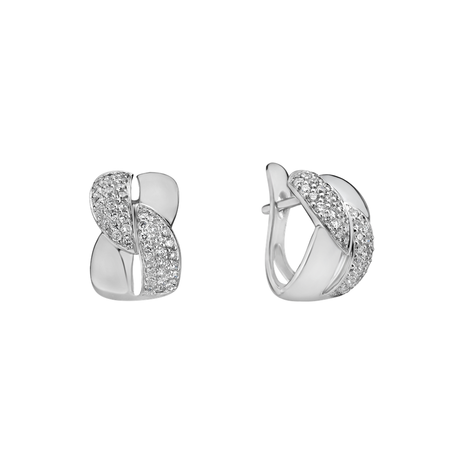 Náušnice s diamantmi Humairaa