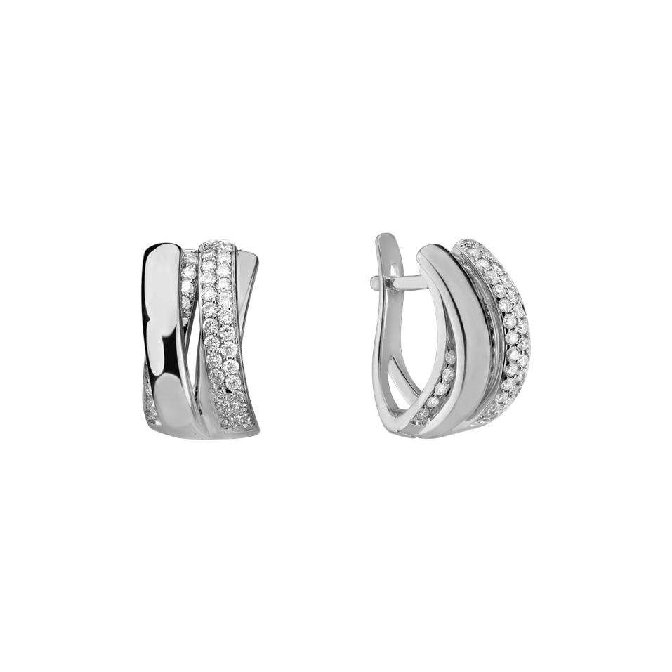 Náušnice s diamantmi Kiana