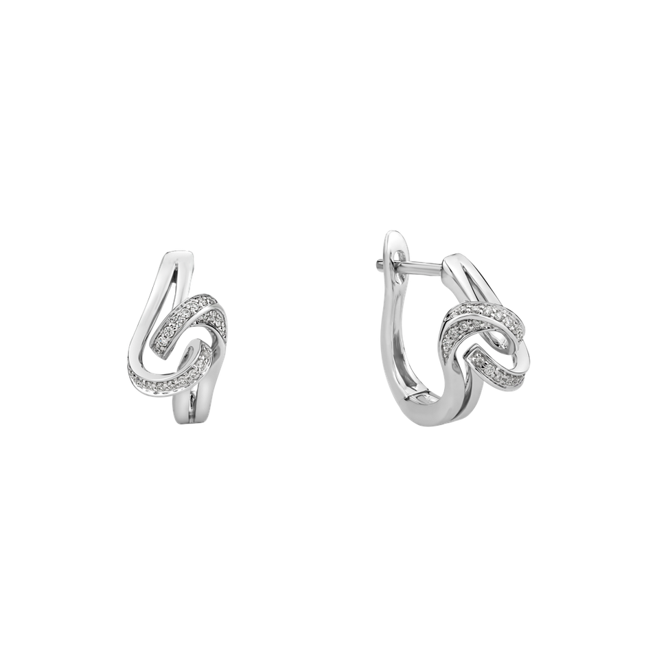 Náušnice s diamantmi First Impression