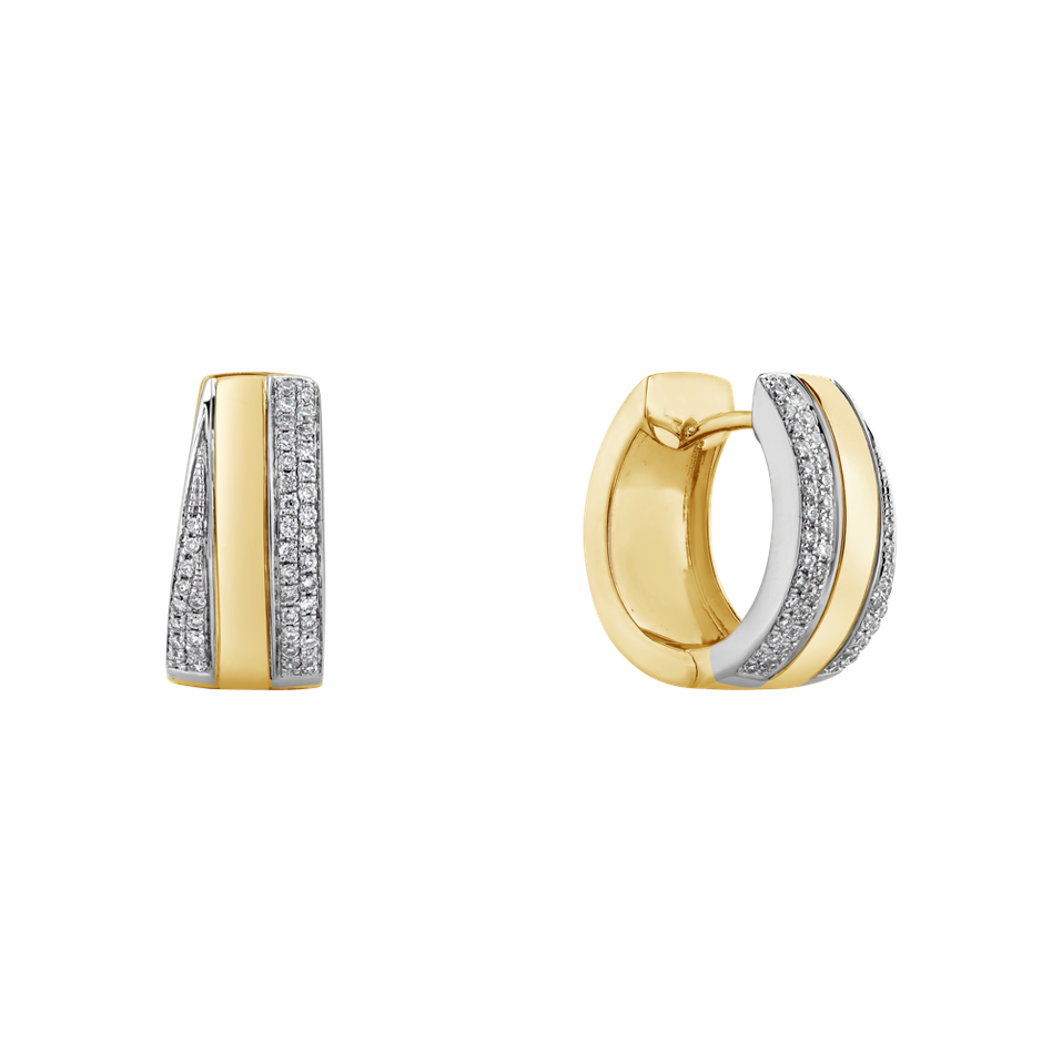 Náušnice s diamantmi Sparkling Dew