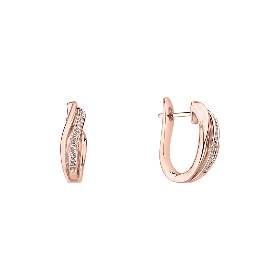 Náušnice s diamantmi Precious Ray