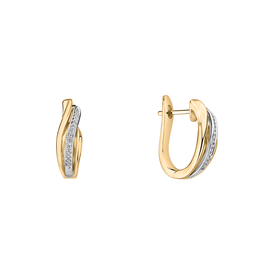 Náušnice s diamantmi Precious Ray