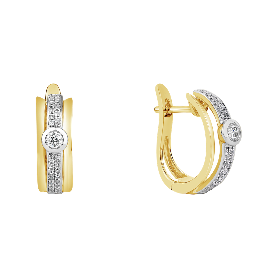 Náušnice s diamantmi Fairytale Sparkle