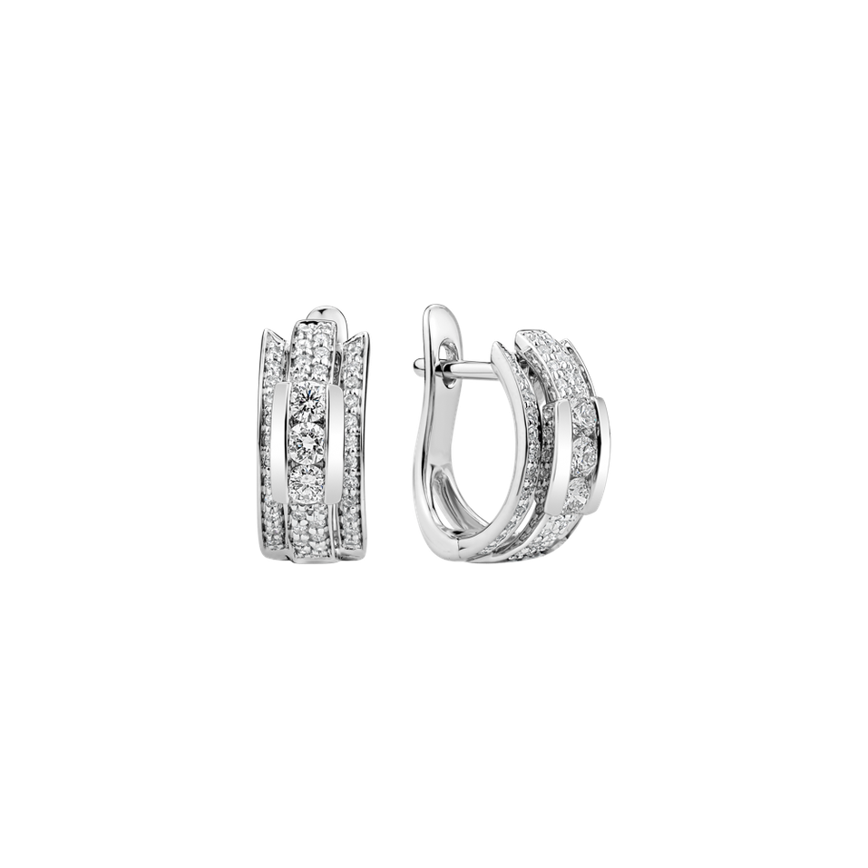 Náušnice s diamantmi Amazing Mosaic