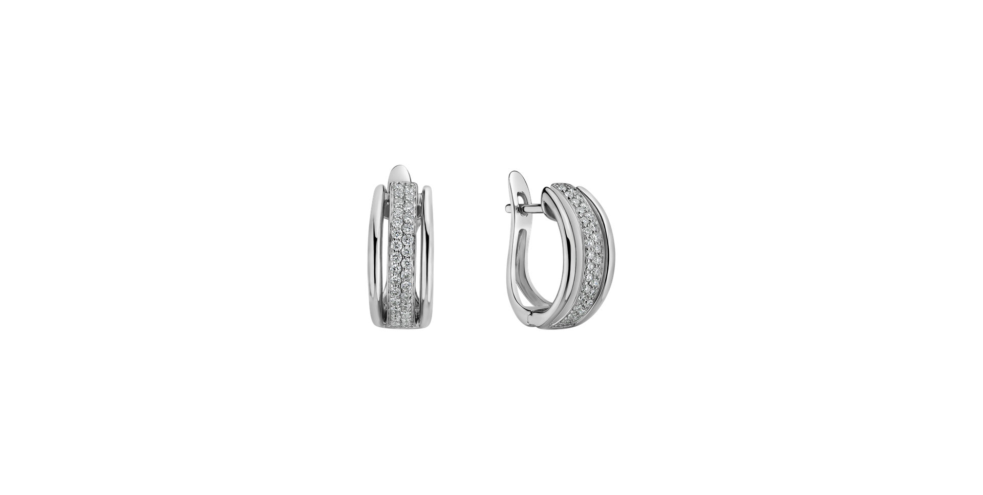 Náušnice s diamantmi Daylight Glory