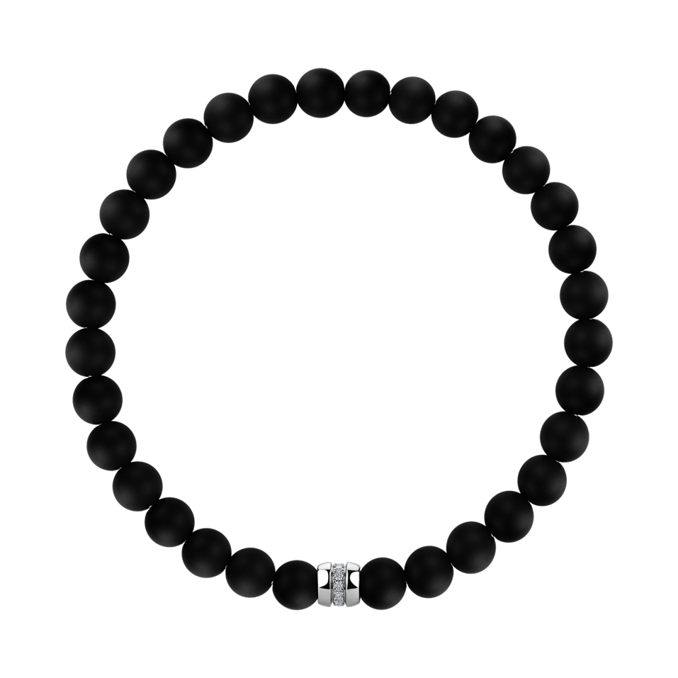 Náramok s diamantmi a achátmi Oracle