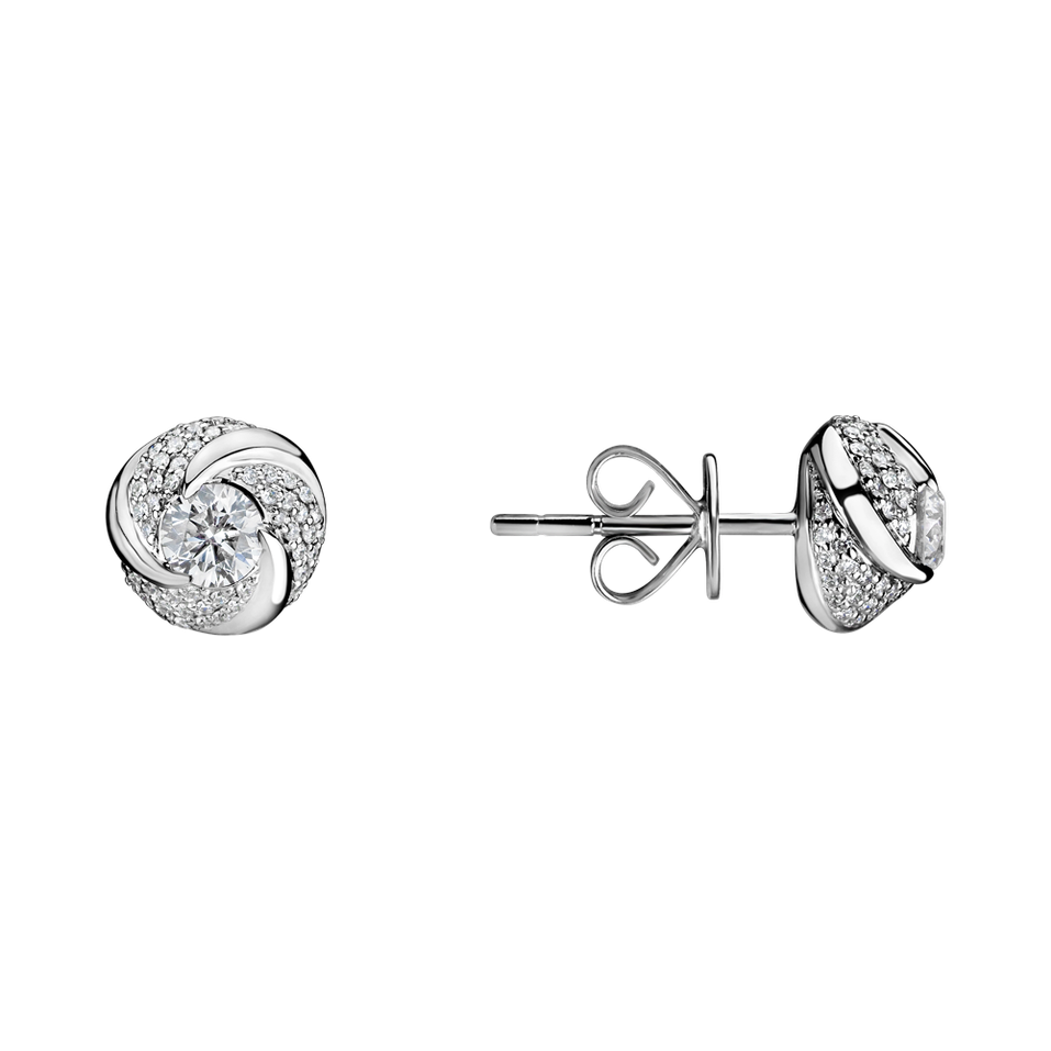 Náušnice s diamantmi Fancy Spirit