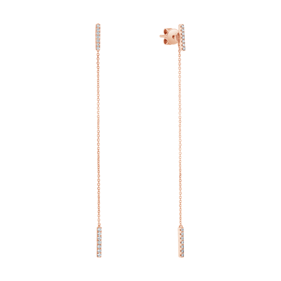 Náušnice s diamantmi Herydea