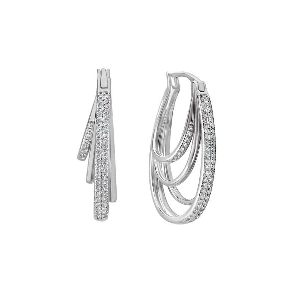 Náušnice s diamantmi Charming Orion