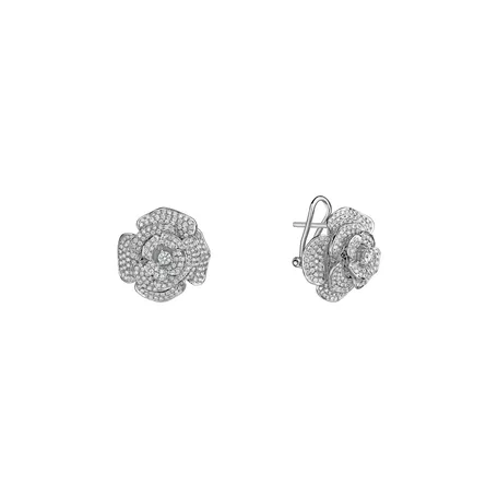 Náušnice s diamantmi Diamond Nature