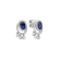 Náušnice so zafírom a diamantmi Chiarra3