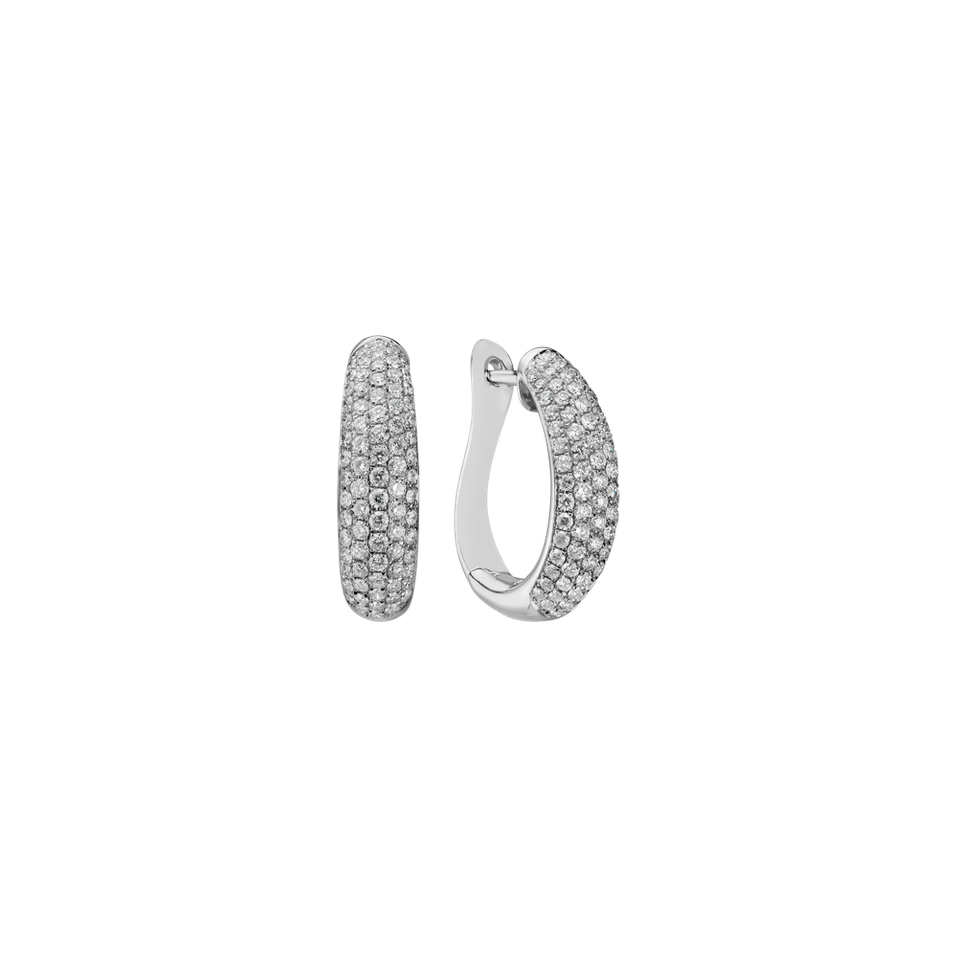 Náušnice s diamantmi Inferno Rain