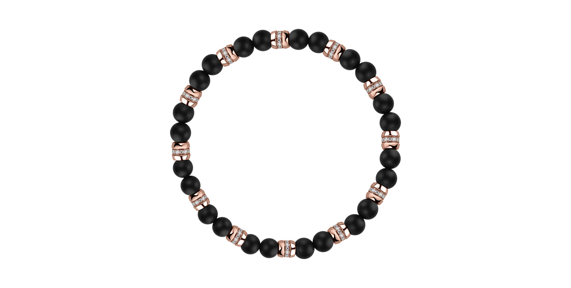 Náramok s diamantmi a achátmi Moonlight Jewel