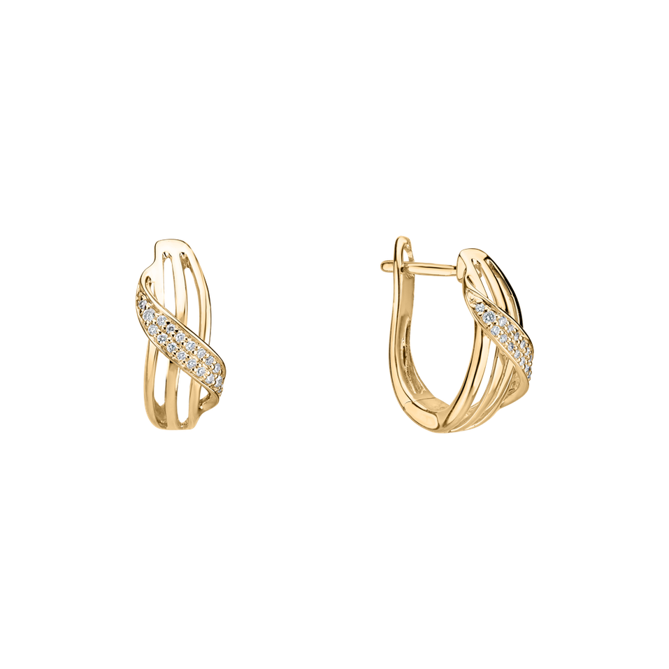 Náušnice s diamantmi Star Essence