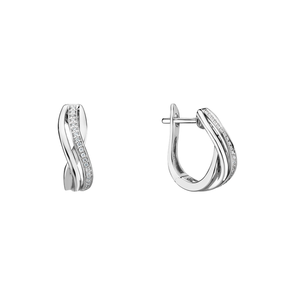 Náušnice s diamantmi Glorious Secret