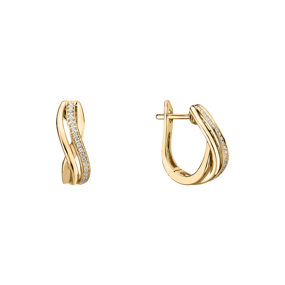 Náušnice s diamantmi Glorious Secret