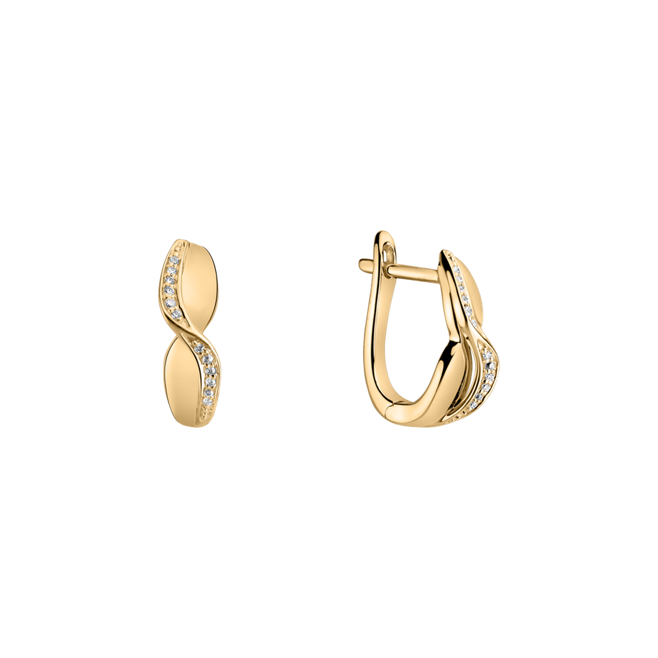 Náušnice s diamantmi Infinite Style