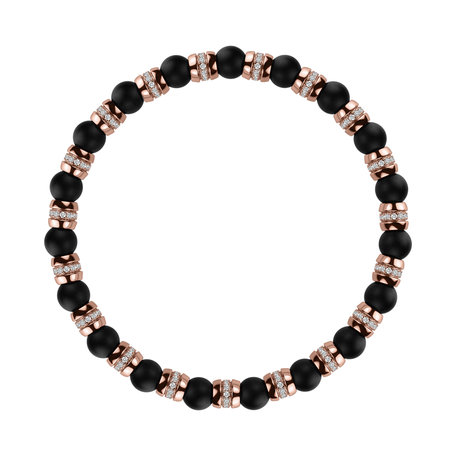 Náramok s diamantmi a achátmi Essential Shine