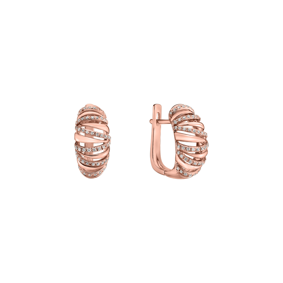 Náušnice s diamantmi Opulent Gem