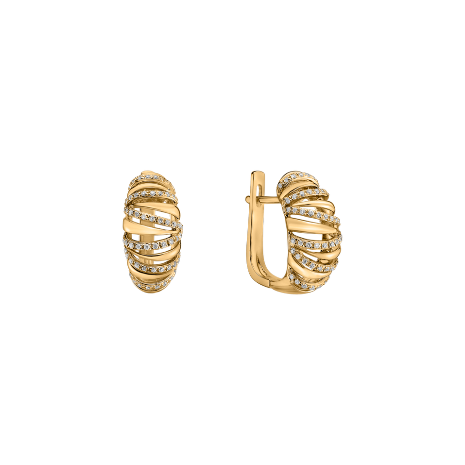 Náušnice s diamantmi Opulent Gem