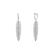 Náušnice s diamantmi Galaxy Feather3
