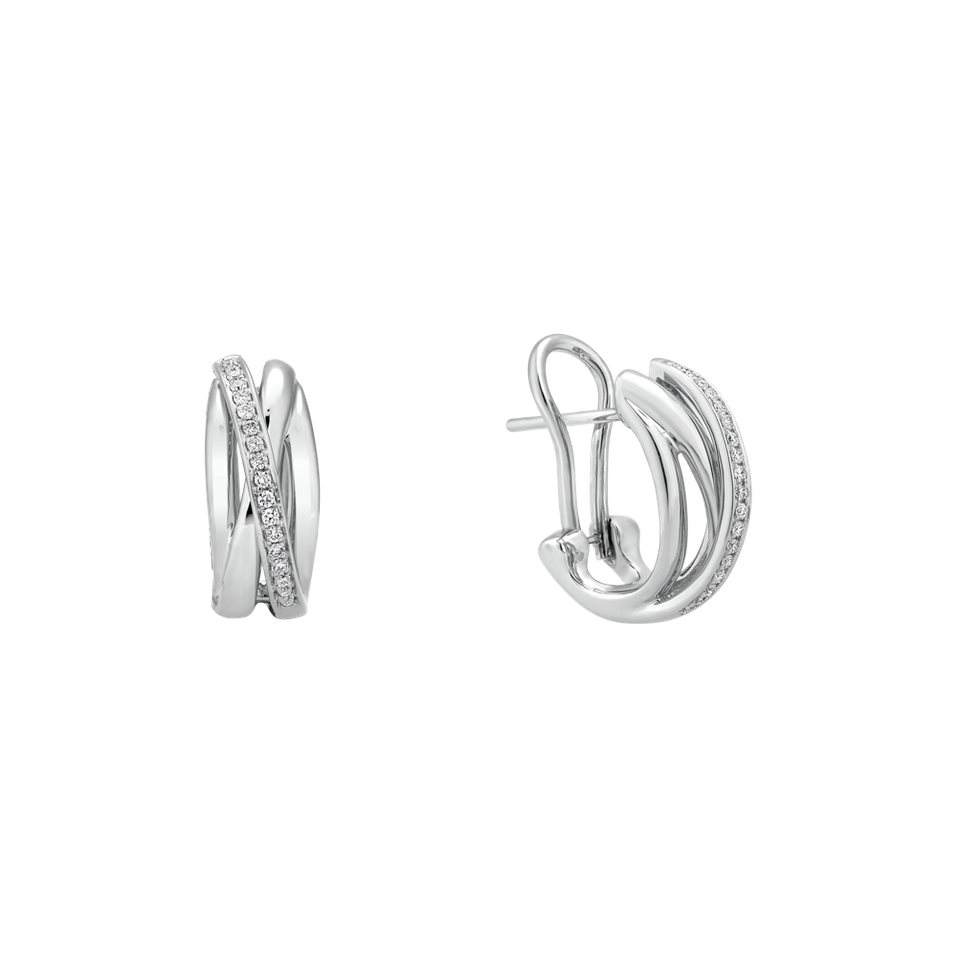 Náušnice s diamantmi Galaxy Signature