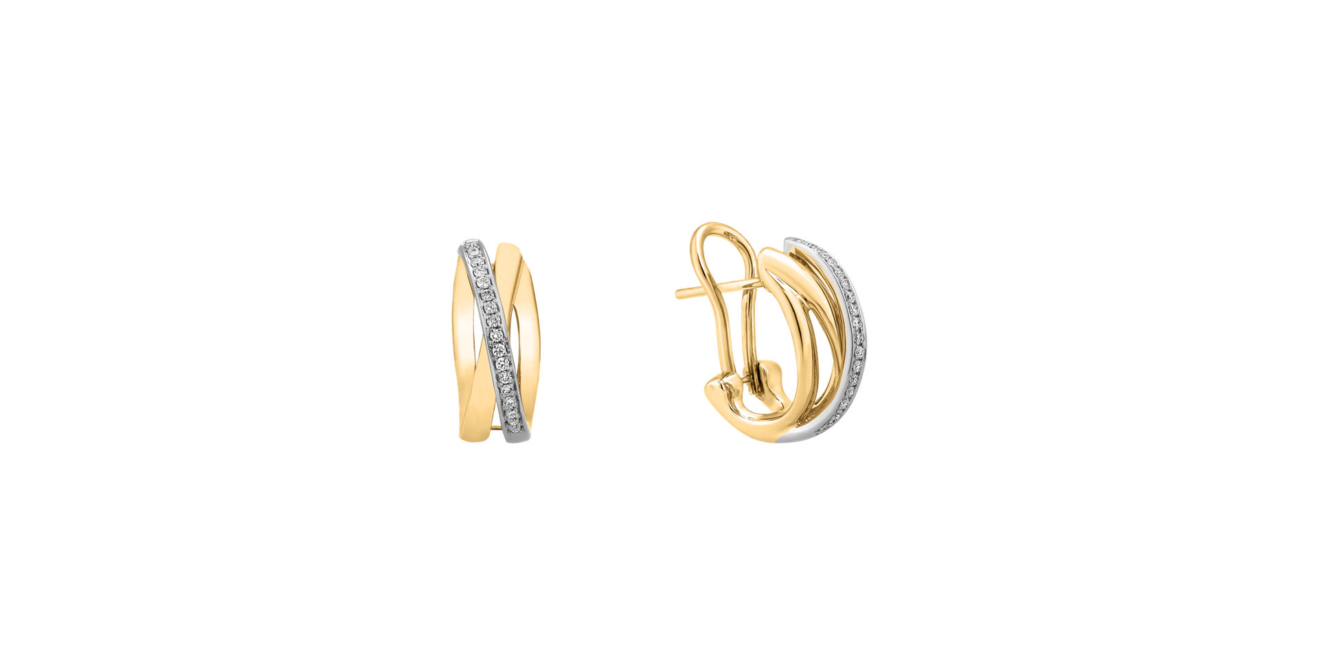 Náušnice s diamantmi Galaxy Signature