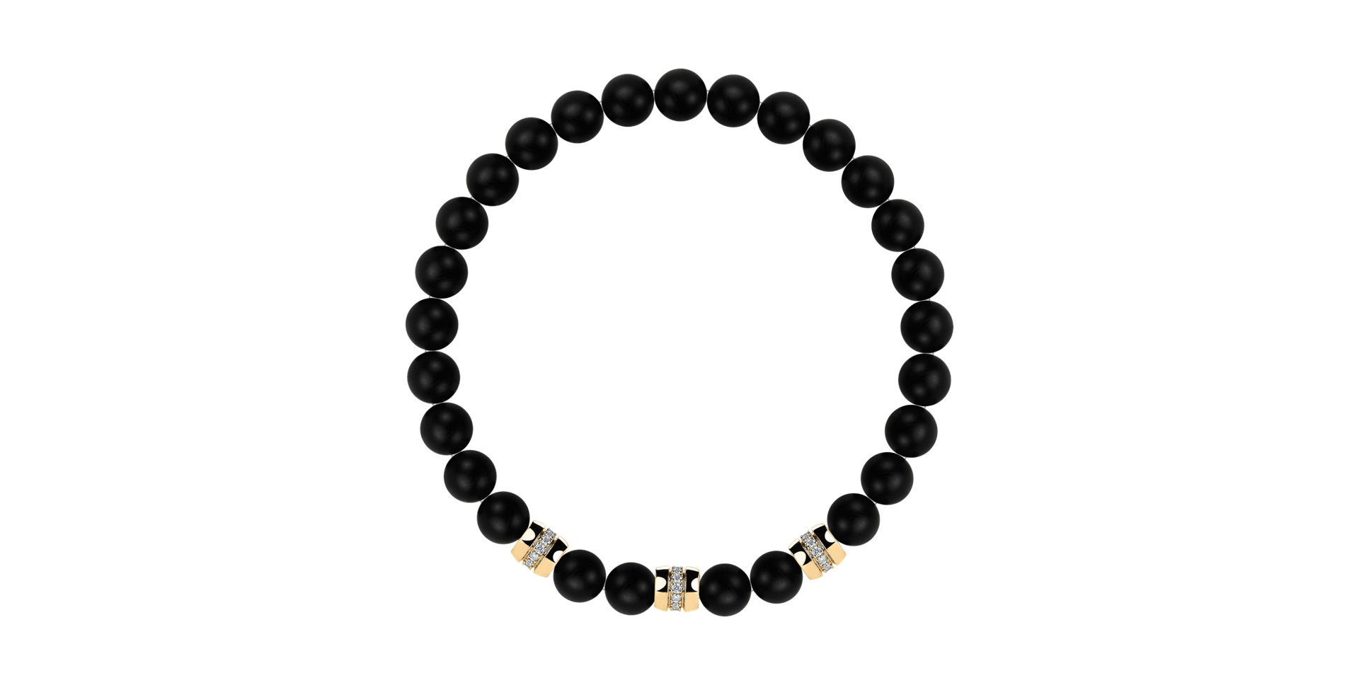 Náramok s diamantmi a achátmi Magic Jewel