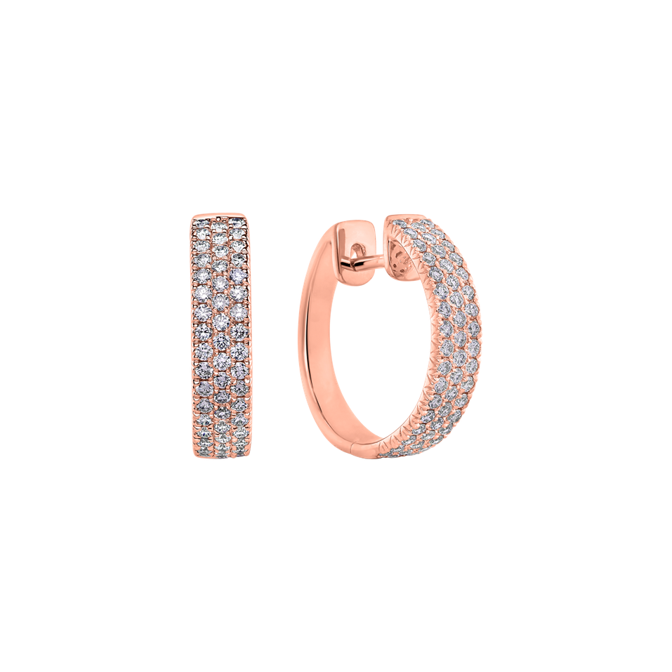 Náušnice s diamantmi Seraph Waterfall