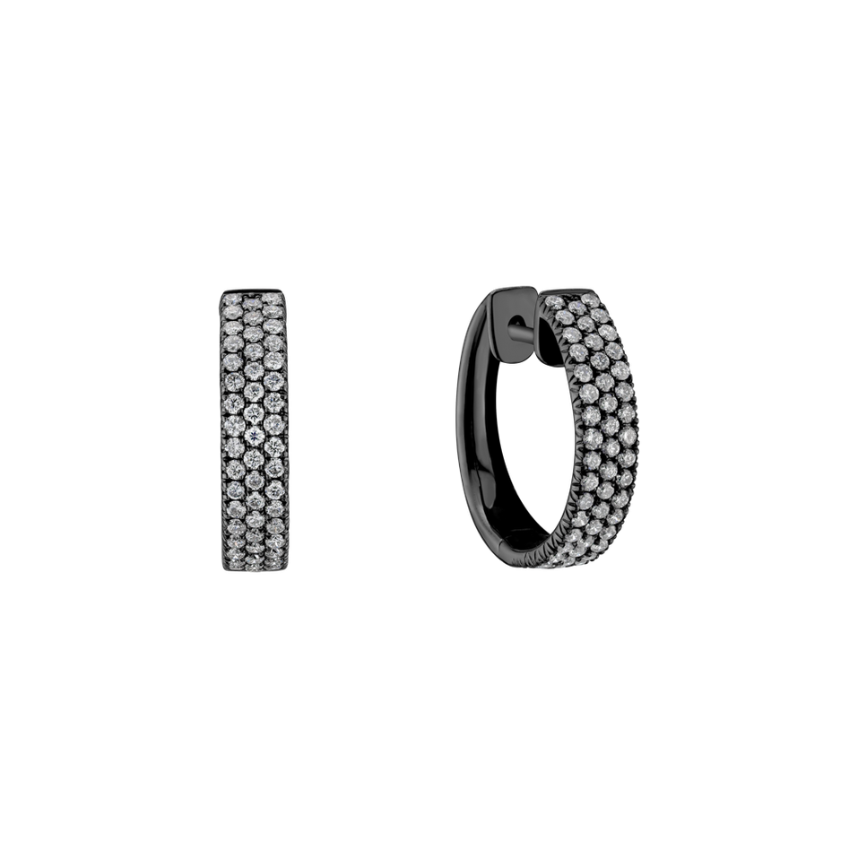 Náušnice s diamantmi Seraph Waterfall