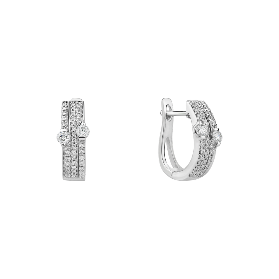 Náušnice s diamantmi Ester