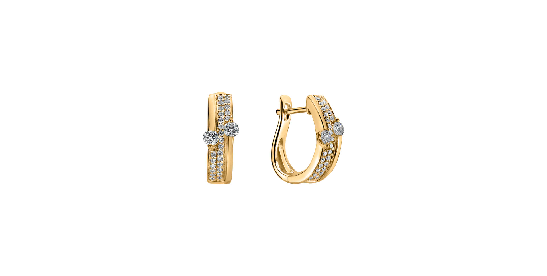 Náušnice s diamantmi Ester