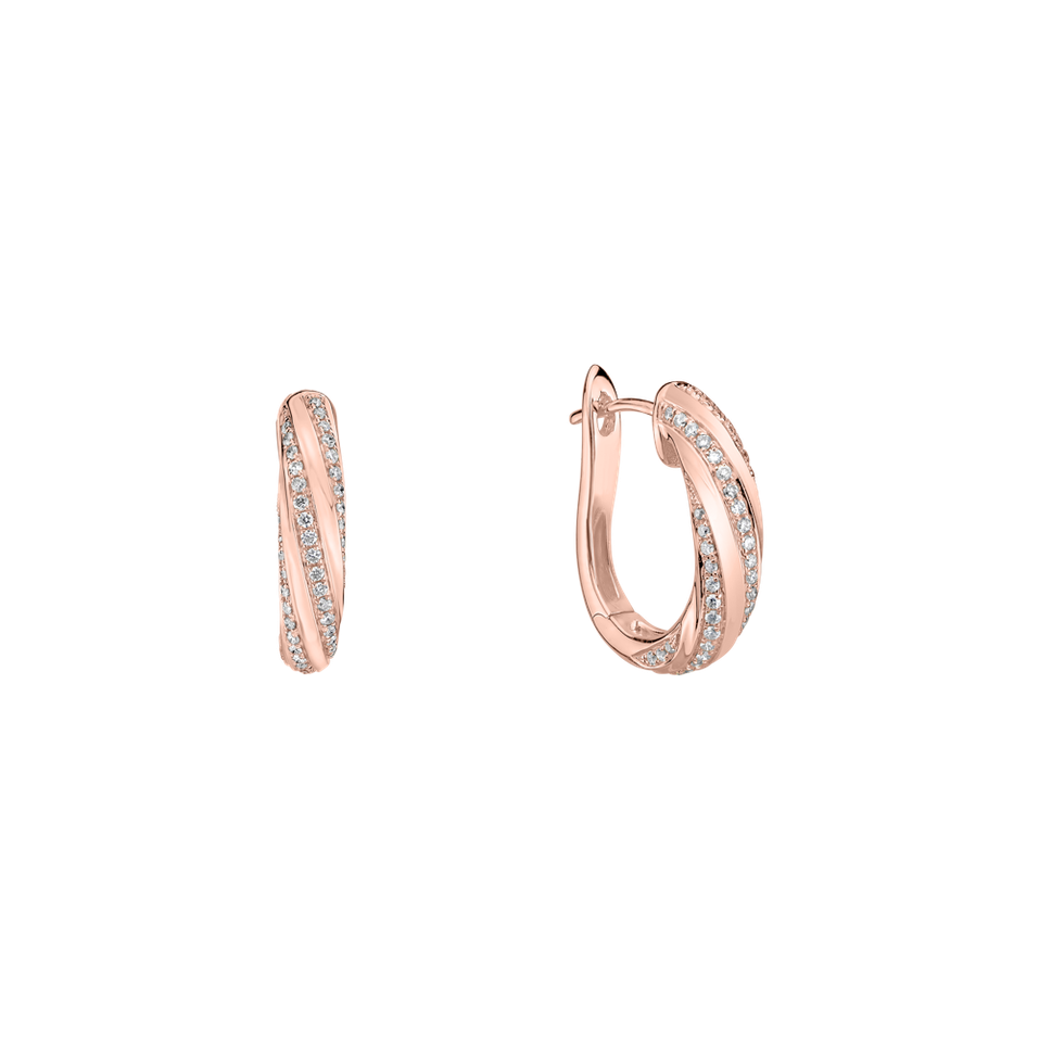 Náušnice s diamantmi Joyful Energy