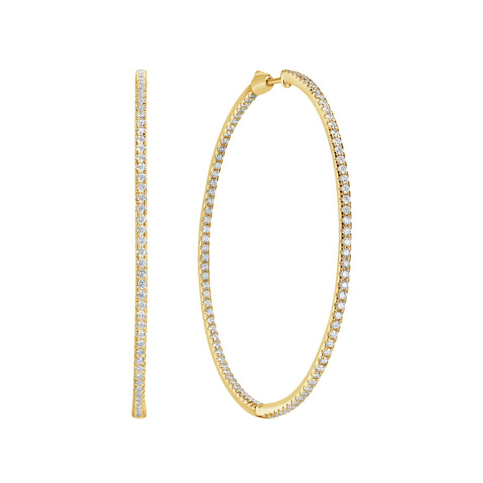 Náušnice s diamantmi Delightful Galaxy