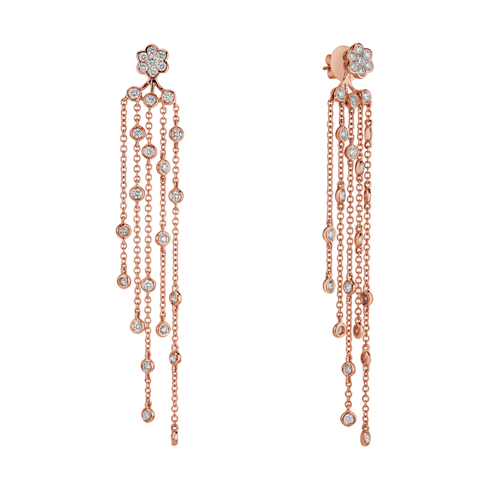 Náušnice s diamantmi Kismet