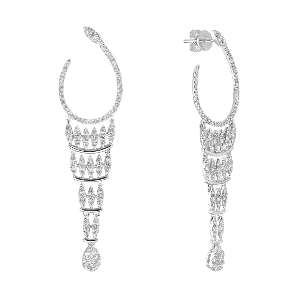 Náušnice s diamantmi Golden Celebration