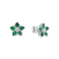 Náušnice s diamantmi a smaragdmi Anna Marie3