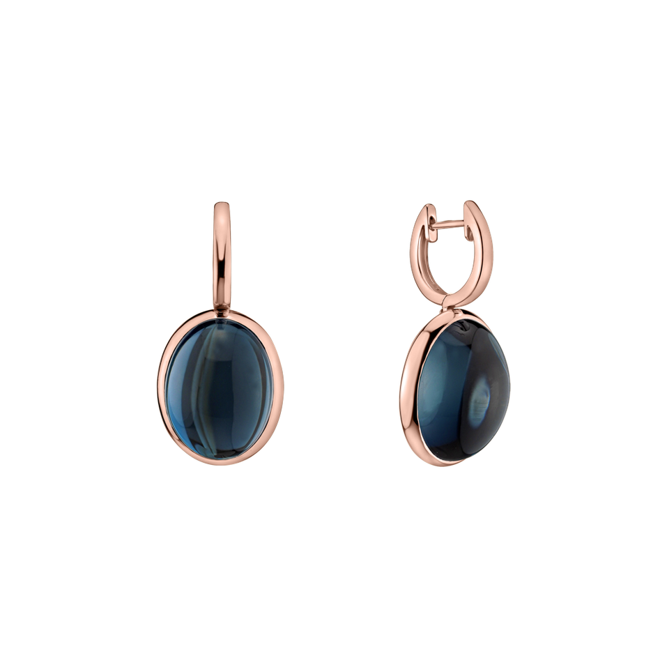 Náušnice s topásom Miracle Cosmos