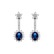 Náušnice s zafírom a diamantmi Stellar Diana5