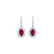 Náušnice s diamantmi a rubínom Imperial Allegory4